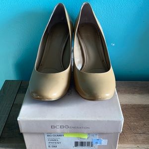 Camel colored heels by BCBG in 8 1/2